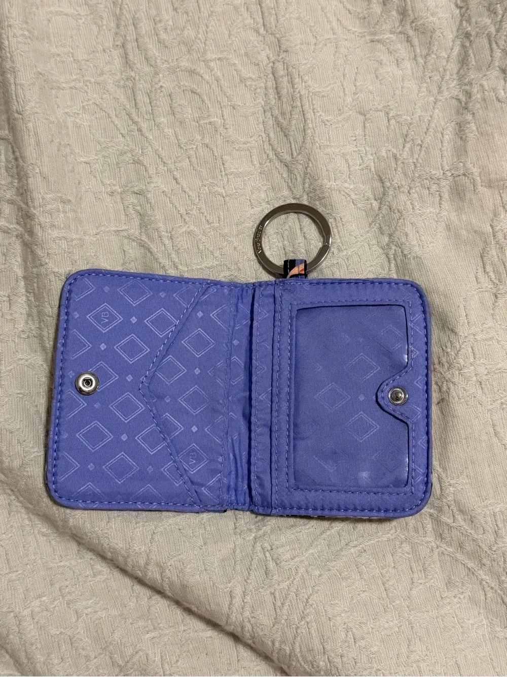 Vera Bradley Lavender Floral Quilted Wallet - Picture 4 of 4